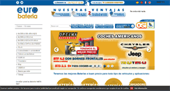 Desktop Screenshot of eurobateria.es